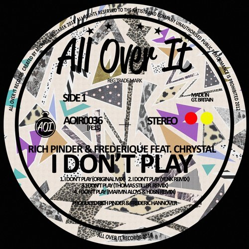 Rich Pinder, Frederique, Chrystal - I Don't Play (Original Mix)